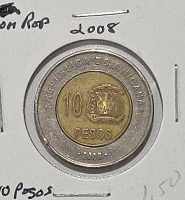 Dominican Republic 2008 10 Pesos image 2