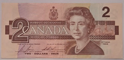 $2.00 Banknote 1986 Series Bonin-Thiessen - CBI9323026 image 2