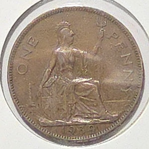 Great Britain 1939 1 Penny image 2