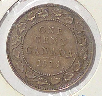 1914 Large Cent image 2