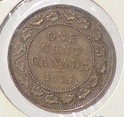 1914 Large Cent image 2