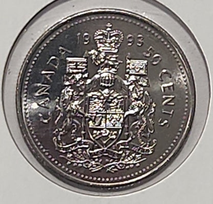 1993 50 cent BU image 0