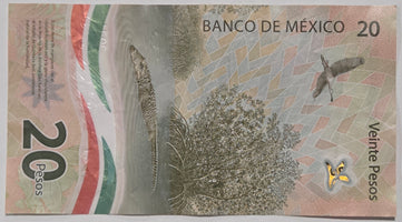 Mexico 20 Pesos Banknote 23 August 2022 Issue image 1