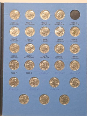 U.S. Dime Collection Lot 1 1965 - 2004 image 4