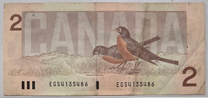 $2.00 Banknote 1986 Series Bonin-Thiessen - EGS4135486 image 1