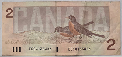 $2.00 Banknote 1986 Series Bonin-Thiessen - EGS4135486 image 1