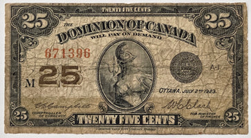 25 Cent Banknote 1923 Series  Campbell-Clark 671396 image 0