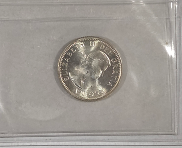 1964 10 cent Graded MS-64