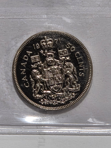 1971 50 cent Graded PL-65