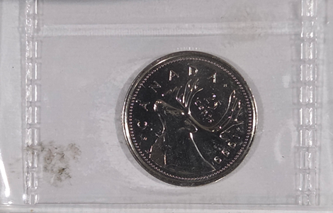 1999 25 cent Graded PL-65