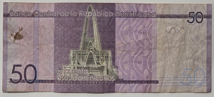 Dominican Republic 50 Pesos Banknote 2022 QB9503574 image 1