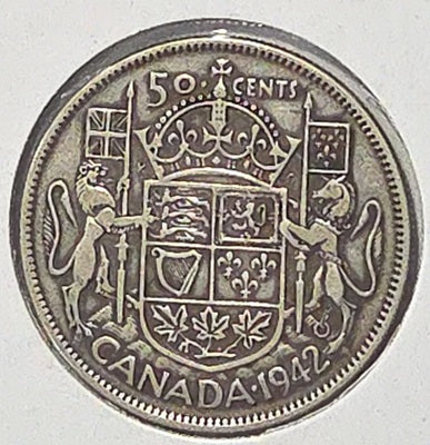 1942 50 Cent Silver image 0