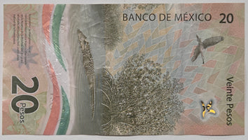 Mexico 20 Pesos Banknote 6 Jun 2022 Issue image 1