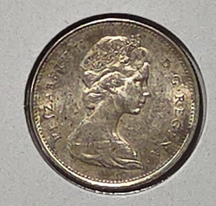 1968 25 Cent Silver image 1