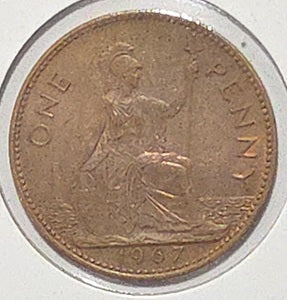 Great Britain  1967 1 Penny image 0