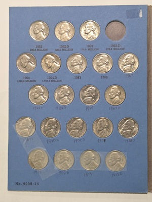 U.S. Nickel Collection Lot 16 1962 - 1977 image 2