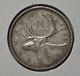 1959 25 Cent Silver image 0