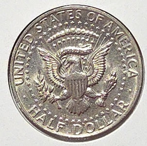 U.S. 1972 D 50 Cent image 2