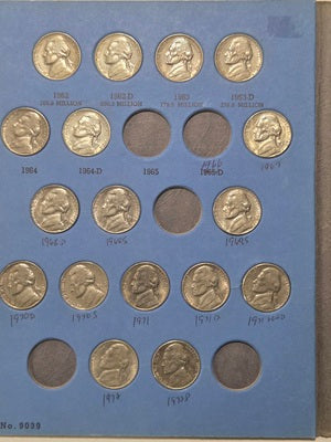 U.S. Nickel Collection Lot 14 1962 - 1974 image 2