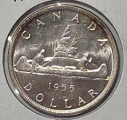 1955 $1 Silver Coin image 2
