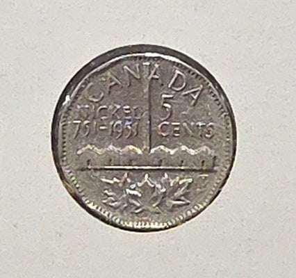 1951 5 cents - Comm. (1751-1951) image 2