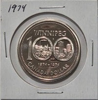 1974 $1 Coin (Nickel) image 0