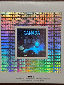 2000 Canada Post Millennium Official Keepsake with Dove Token & Stamps image 1
