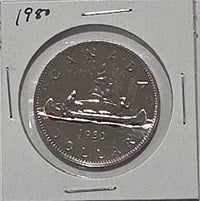 1980 $1 Coin (Nickel) image 0