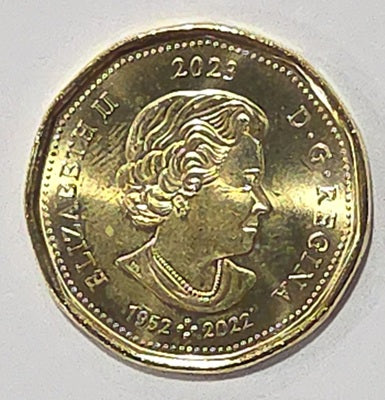 2023 $1 Honouring Elsie MacGill Coloured Loonie image 1