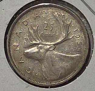 1955 25 Cent Silver image 0