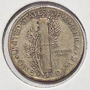 U.S. 1936 S 10 Cent Mercury Dime image 1