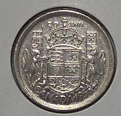 1955 50 Cent  Silver image 0