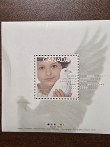2000 Canada Post Millennium Official Keepsake with Dove Token & Stamps image 3
