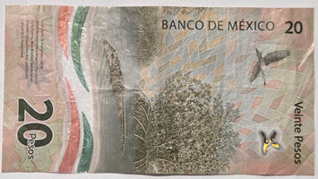 Mexico 20 Pesos Banknote 24 May 2021 Issue image 1