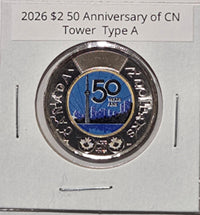 2026 $2 CN Tower Colour Toonie type A image 0