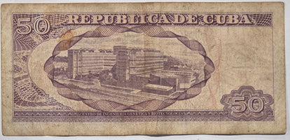 Cuba 50 Peso Banknote 2013 Series 373635 image 2