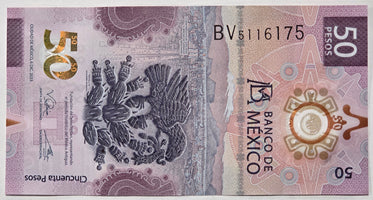 Mexico 50 Pesos Banknote 6 Dec 2023 Issue image 2