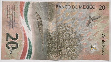Mexico 20 Pesos Banknote 6 Jan 2021 Issue image 1
