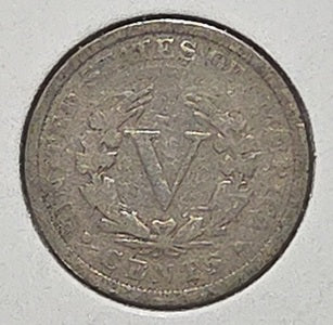 U.S. 1906 5 Cent image 2