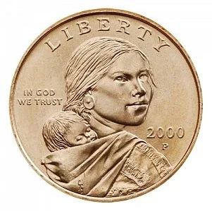 U.S. 2000P Sacagawea Dollar image 1