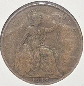 Great Britain  1918 1 Penny image 2