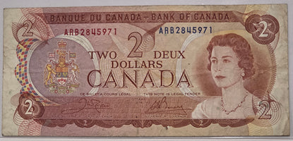 $2.00 Banknote 1974 Series Crow-Bouey - ARB2845971 image 0