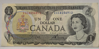 $1 Banknote 1973 Series Crow-Bouey - ECE8256912 image 2