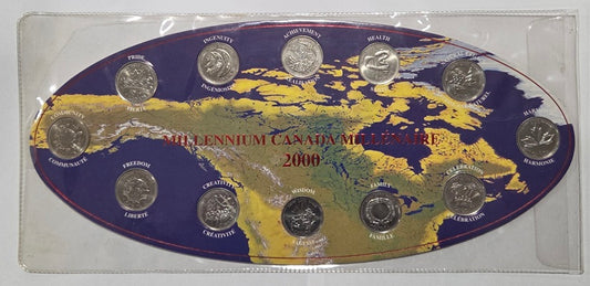 2000 Canadian Millennium Quarter Set image 0