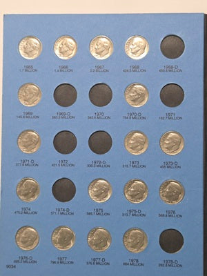 U.S. Dime Collection Lot 1 1965 - 2004 image 2