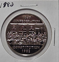 1982 $1 Coin (Nickel) Constitution image 0