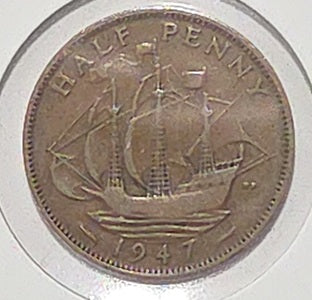 Great Britain 1947 1/2 Penny image 0