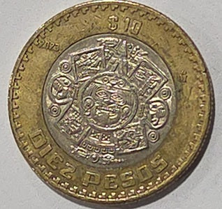Mexico 2023 10 Pesos image 2