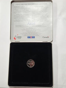 2000 Canada Post Millennium Official Keepsake with Dove Token & Stamps image 5