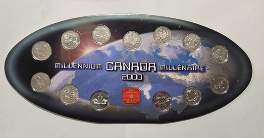 2000 Canadian Millennium Quarter Set image 0